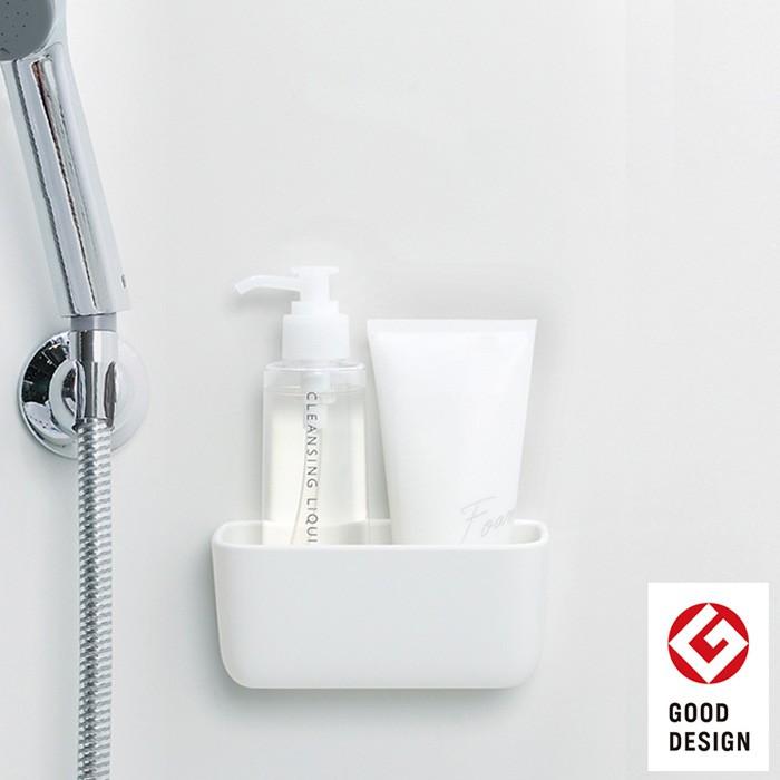 マーナ マグネット浴室小物入れ ホワイト W618 ラック ボックス 磁石 お風呂 浴室 バスルーム 収納 きれいに暮らす おしゃれ Marna くらしのもり 通販 Paypayモール