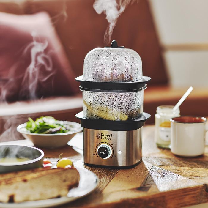 Russell Hobbs ラッセルホブス Quick Mini Steamer クイックミニスチーマー 3000JP 蒸し器 フード