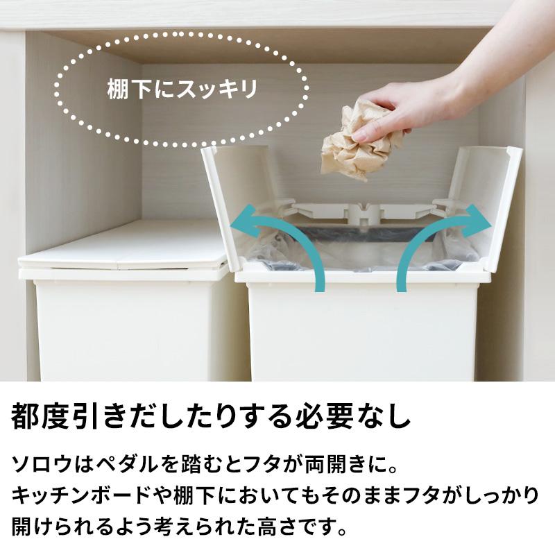 RISU（家具、インテリア） 特典付 SOLOW ソロウ ペダルオープン