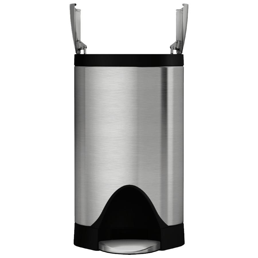 新品simplehuman |バタフライステップカン分別タイプ 40L シルバー