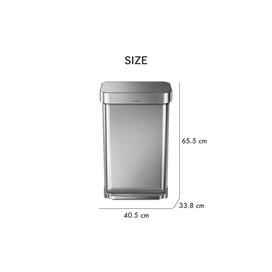 【おまけ付】simplehuman 46L ステップカン CW2007 おまけ付】simplehuman 46L ステップカン CW2007 おまけ付