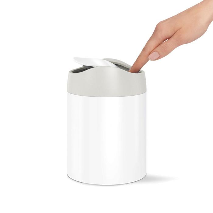 はるまき シンプルヒューマン ゴミ箱 ホワイト 白 ３０リットル simplehuman（シンプルヒューマン） 【正規品】【正規販売店】 ミニ