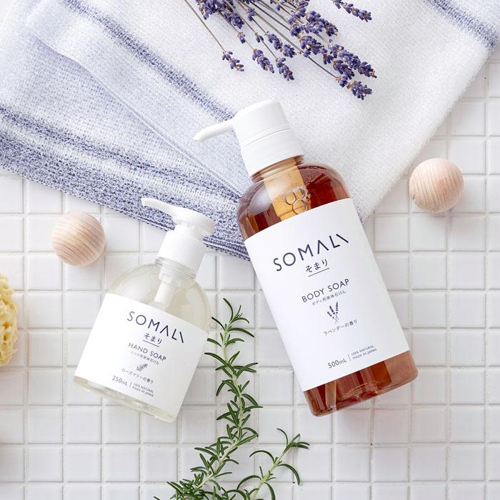 特典付 そまり ボディ用液体石けん 500ml（ポンプタイプ） 純
