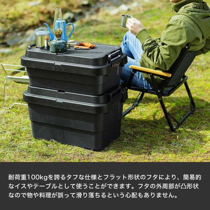 TRUNK CARGO 「 トランクカーゴ TC-30S LOW 」 18L 18リットル アウトドアキャンプ用品 収納ハード 頑丈 シンプル 雑貨 RISU リス｜yamayuu｜03