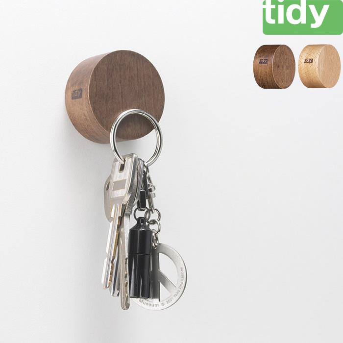 Tidy ティディ マグネットキーパー キーフック キーホルダー マグネット 磁石 鍵 マグネットホルダー 天然木 日本製 グレー ホワイト Magnetkeyper くらしのもり 通販 Paypayモール