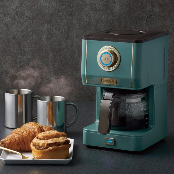 Toffy Aroma Drip Coffee Maker グリーン　未使用 Toffy 特典付 アロマドリップコーヒーメーカー トフィー
