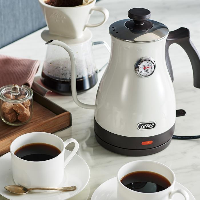 Toffy 特典付 温度計付き電気ケトル トフィー ケトル 電気ケトル 電気