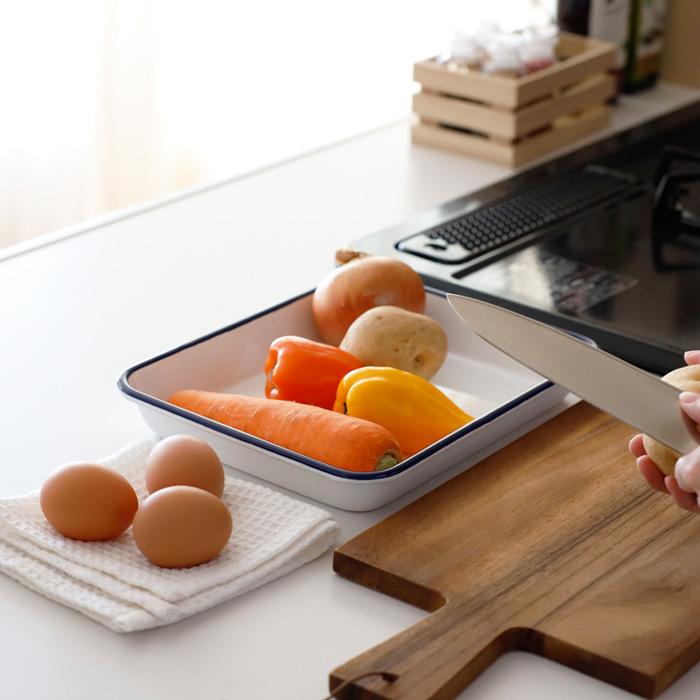 月兎印 特典付 バット 18取 05007503 琺瑯 ほうろう ホーロー 琺瑯