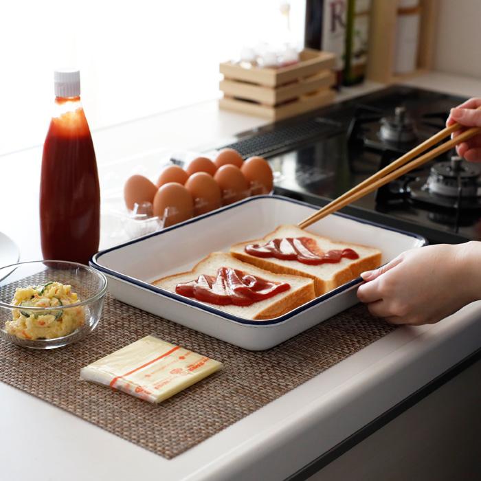 月兎印 特典付 バット 15取 05007504 琺瑯 ほうろう ホーロー 琺瑯