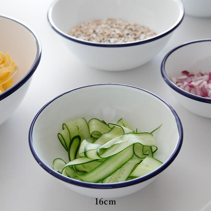 月兎印 特典付 ホーローボール 16cm ネイビー 05007507 琺瑯 ほうろう