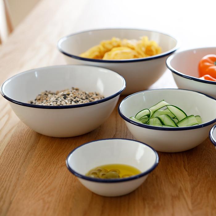 月兎印 特典付 ホーローボール 20cm ネイビー 05007509 琺瑯 ほうろう