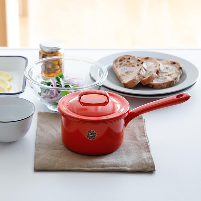 月兎印 特典付 ソースパン 12cm 05006725 05006726 05007583 琺瑯