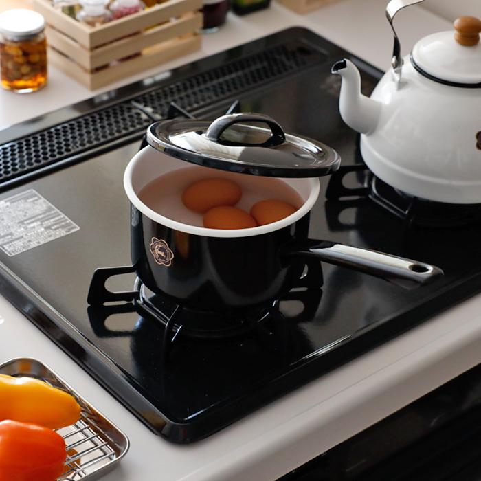 月兎印 特典付 ソースパン 16cm 05006614 05006615 05007580 琺瑯