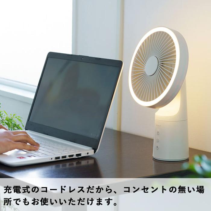 THREEUP（スリーアップ） 特典付 充電式 LEDマルチポータブルファン DF
