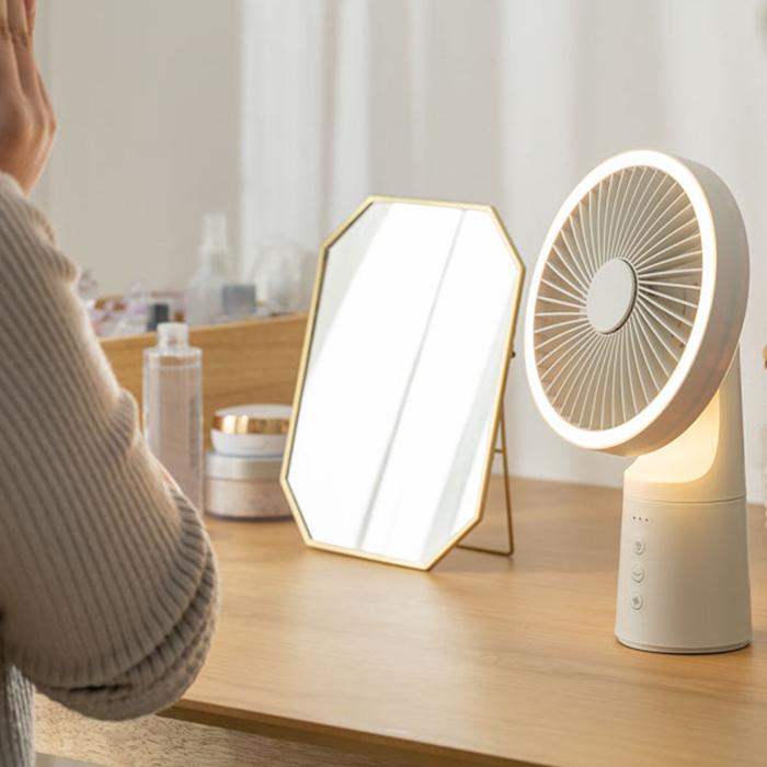 THREEUP（スリーアップ） 特典付 充電式 LEDマルチポータブルファン DF