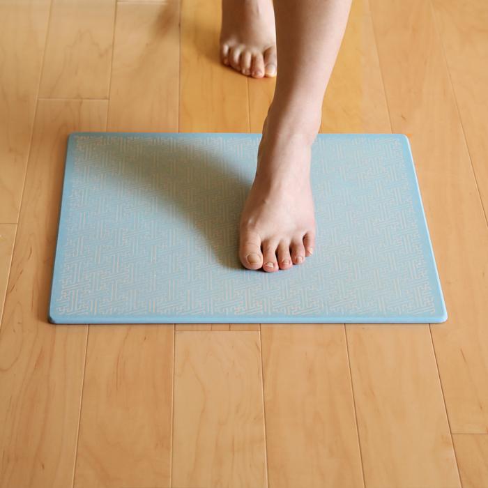 なのらぼ 特典付 珪藻土バスマット 足快バスマット コンパクト 加賀