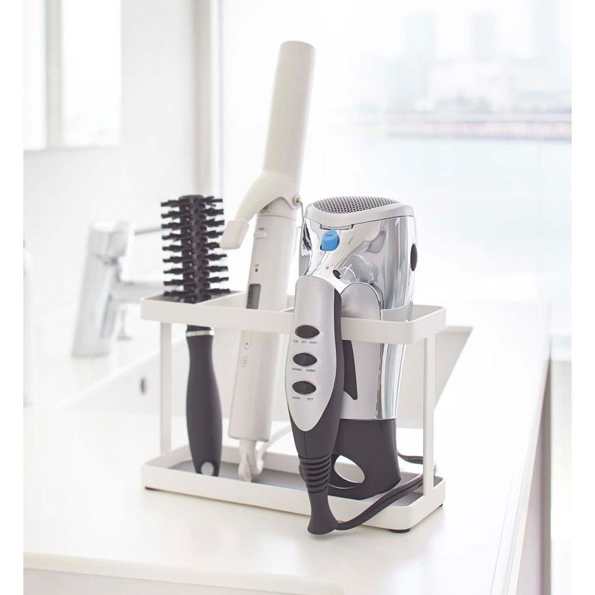 Tower ドライヤースタンド ドライヤー ヘアーアイロンスタンド タワー ホワイト ブラック ヘアアイロン 収納 サニタリー 洗面所 山崎実業 Yj くらしのもり 通販 Yahoo ショッピング