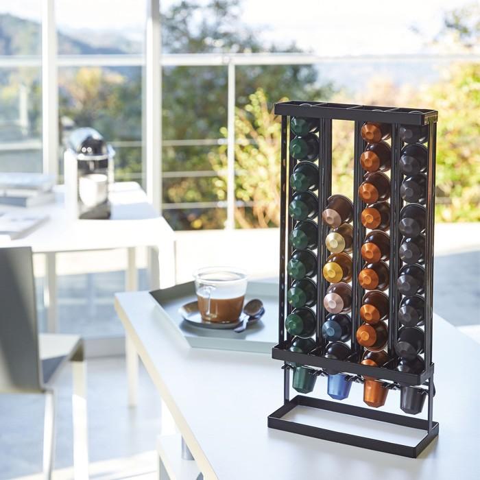 Tower コーヒーカプセルホルダー タワー Sサイズ用 山崎実業 ネスプレッソ カプセル カプセルホルダー コーヒー 収納 ホワイト ブラックyamazaki Yj 35 くらしのもり 通販 Yahoo ショッピング