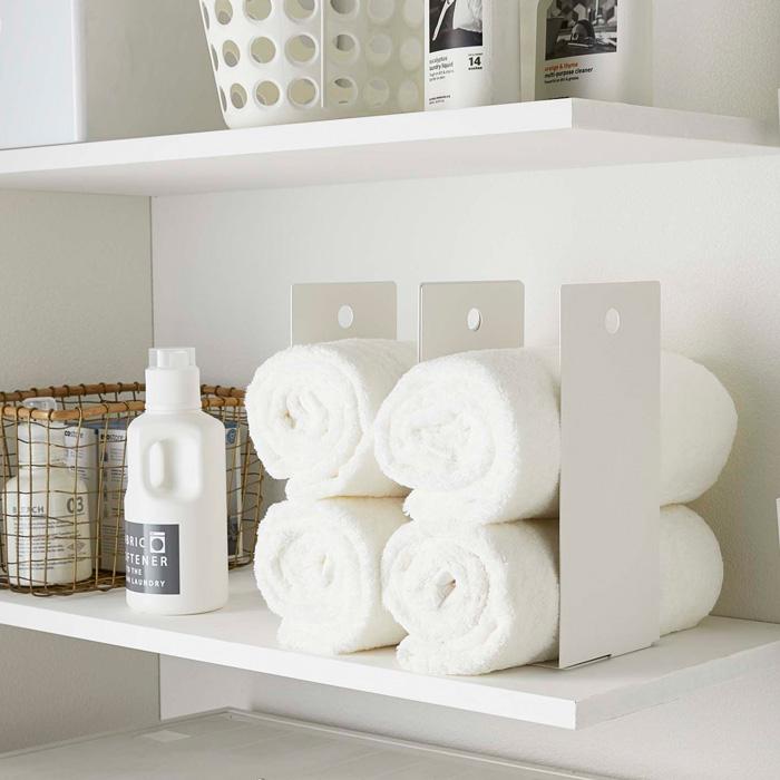 Tosca 連結タオル収納ラック トスカ 2個組 洗面所 収納ラック 収納ケース バスタオル 洗面 洗濯 サニタリー 収納雑貨 山崎実業 Yj 4153 くらしのもり 通販 Yahoo ショッピング