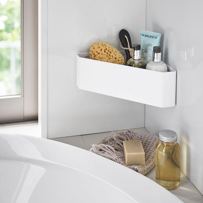 Tower マグネット収納 マグネットバスルームコーナーおもちゃラック タワー バスラック コーナー 磁石 お風呂 浴室 4264 4265 ホワイト ブラック 山崎実業 Yj 4264 くらしのもり 通販 Yahoo ショッピング