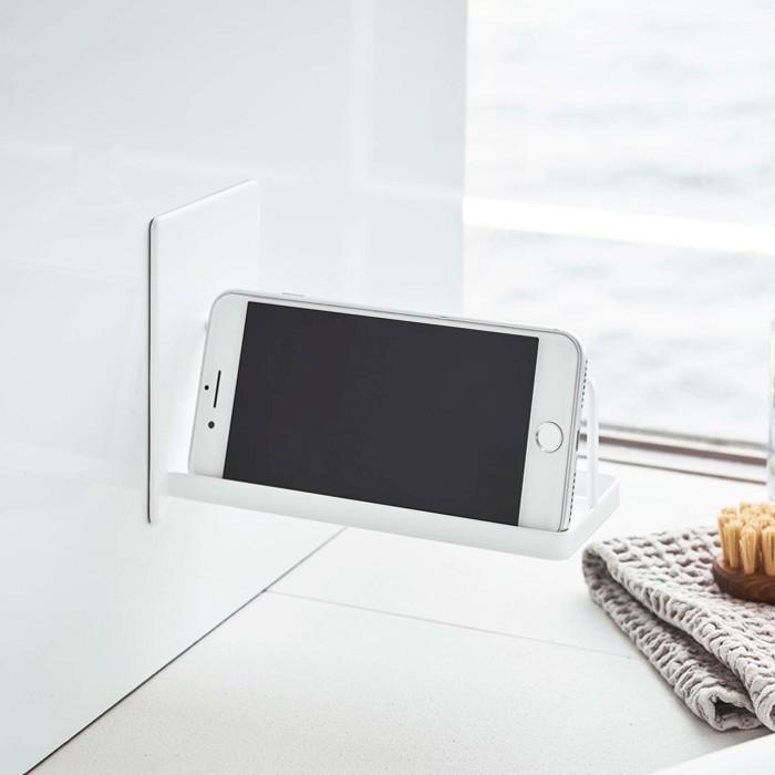 山崎実業 マグネットバスルームスマートフォンスタンド タワー Tower スマートフォン バスラック バスルーム お風呂 浴室 ホワイト ブラック Yamazaki Yj 4972 くらしのもり 通販 Yahoo ショッピング