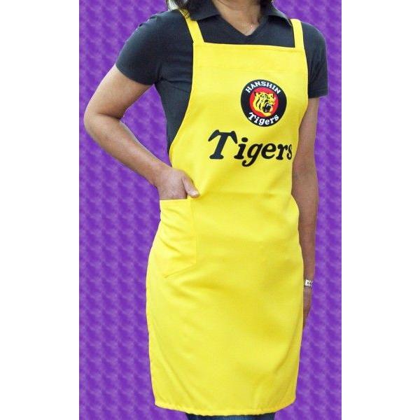 阪神タイガース エプロン イエロー 阪神球団承認グッズ : ヤマザキe