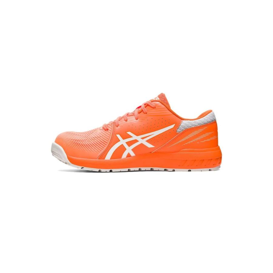 ウィンジョブ ASICS CP121 800 ショッキングオレンジ×ホワイト ウィンジョブ ASICS CP121 800 ショッキングオレンジ×ホワイト