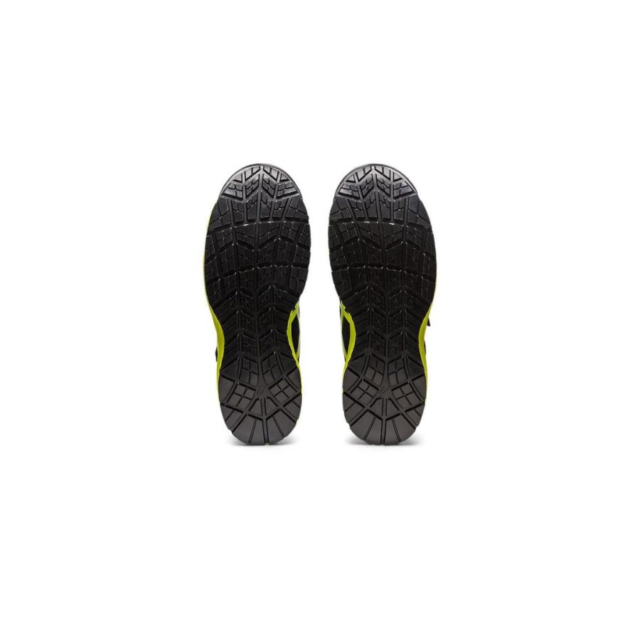 ウィンジョブ ASICS CP216 001 ブラック×ネオンライム ウィンジョブ ASICS CP216 001 ブラック×ネオンライム