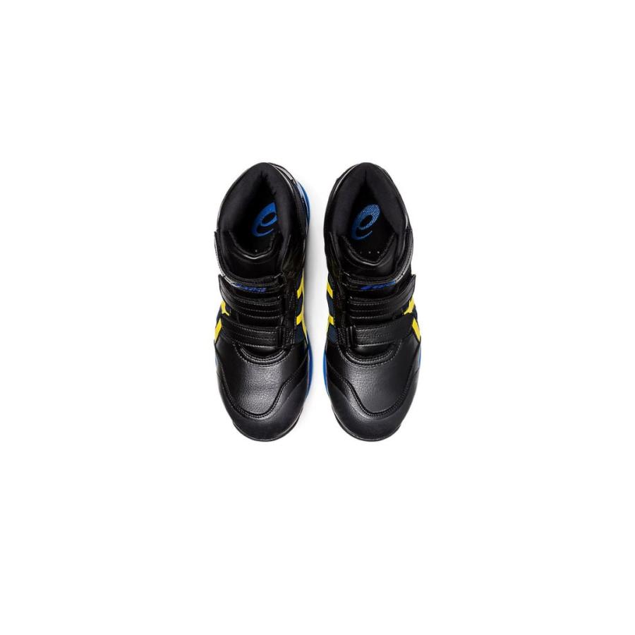 ウィンジョブ ASICS CP308AC 001 ブラック×ブライトイエロー ウィンジョブ ASICS CP308AC 001 ブラック×ブライトイエロー