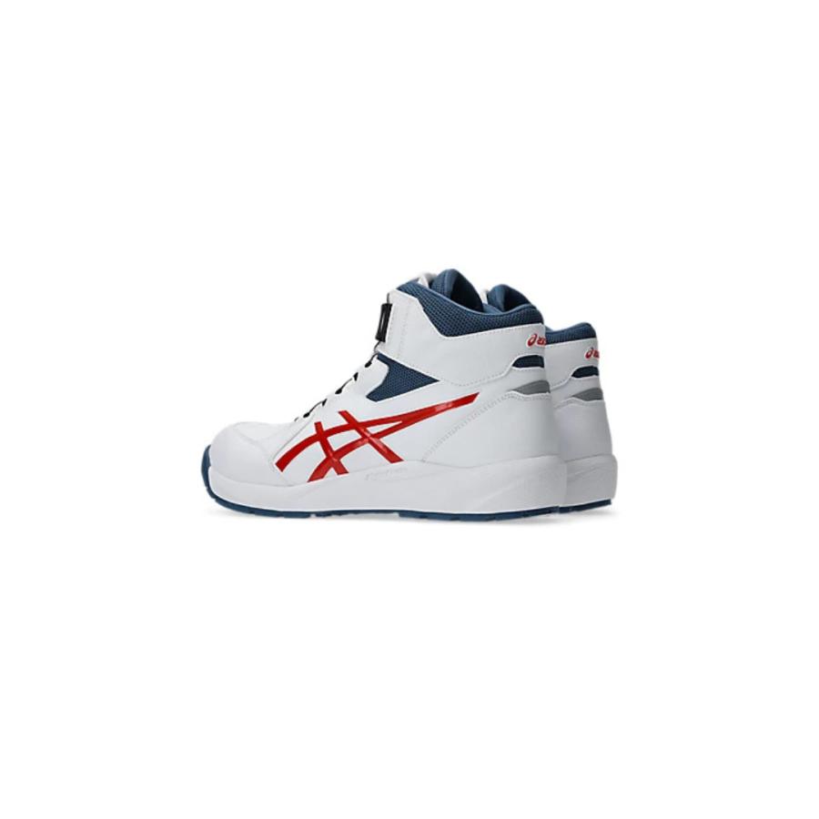 ウィンジョブ ASICS CP314 100 ホワイト×チェリートマト アシックス