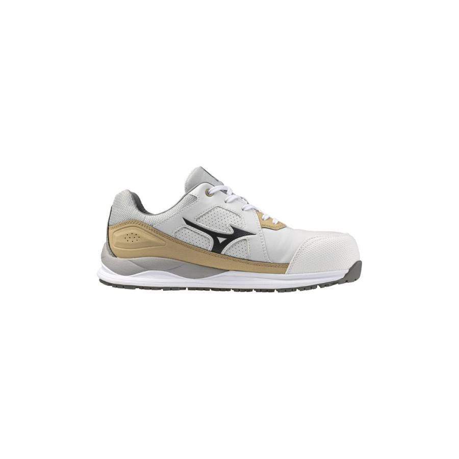 【新品未使用】安全靴MIZUNO HWII11L　F1GA240001 オールマイティ MIZUNO HWII11L F1GA240001 ホワイト×ブラック