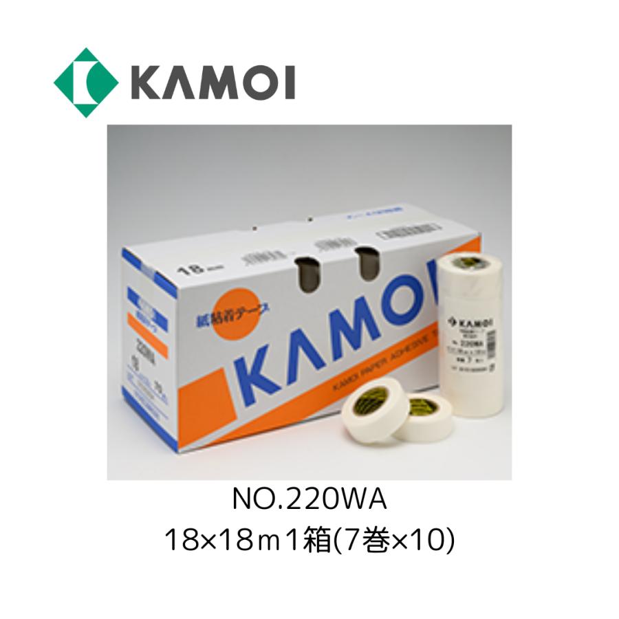 カモ井（KAMOI） カモイ 220WA 軽包装用マスキングテープ NO