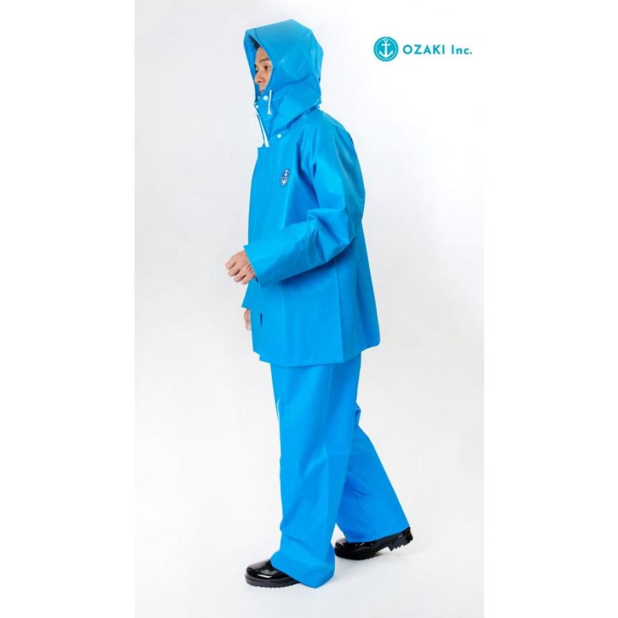 尾崎産業 マリンレリー パーカー 水産用雨合羽 M/L/LL 漁師 尾崎産業 マリンレリー パーカー 水産用雨合羽 M/L/LL 漁師