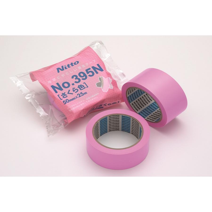日東 さくらテープ No.395N 50mm×25M 30巻入り 箱 Nitto 床養生テープ 