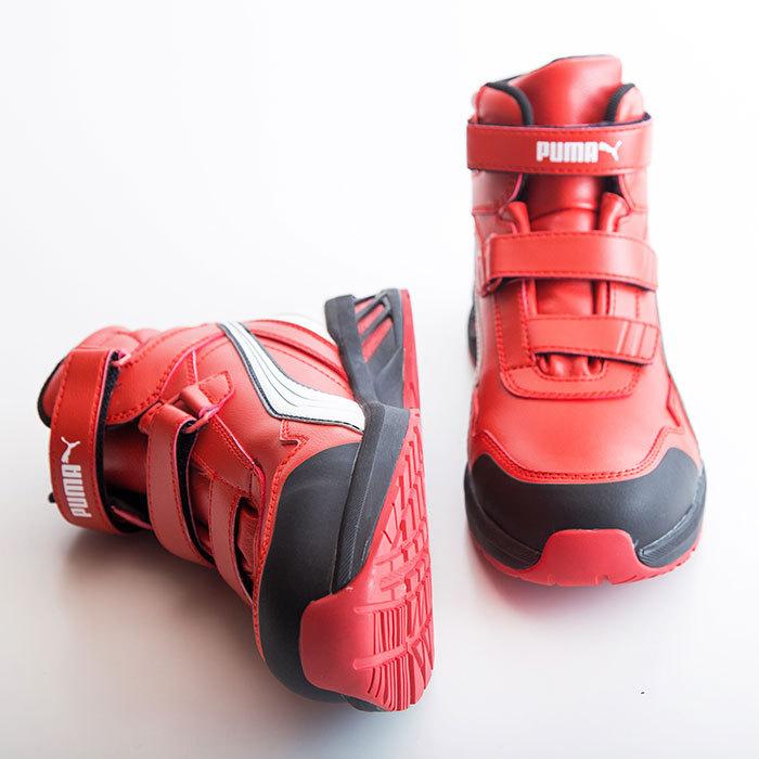 プーマ安全靴#63.354 26.0cmライダー・レッドミッド PUMA RIDER 2.0 RED MID ライダー 2.0・レッド・ミッド No