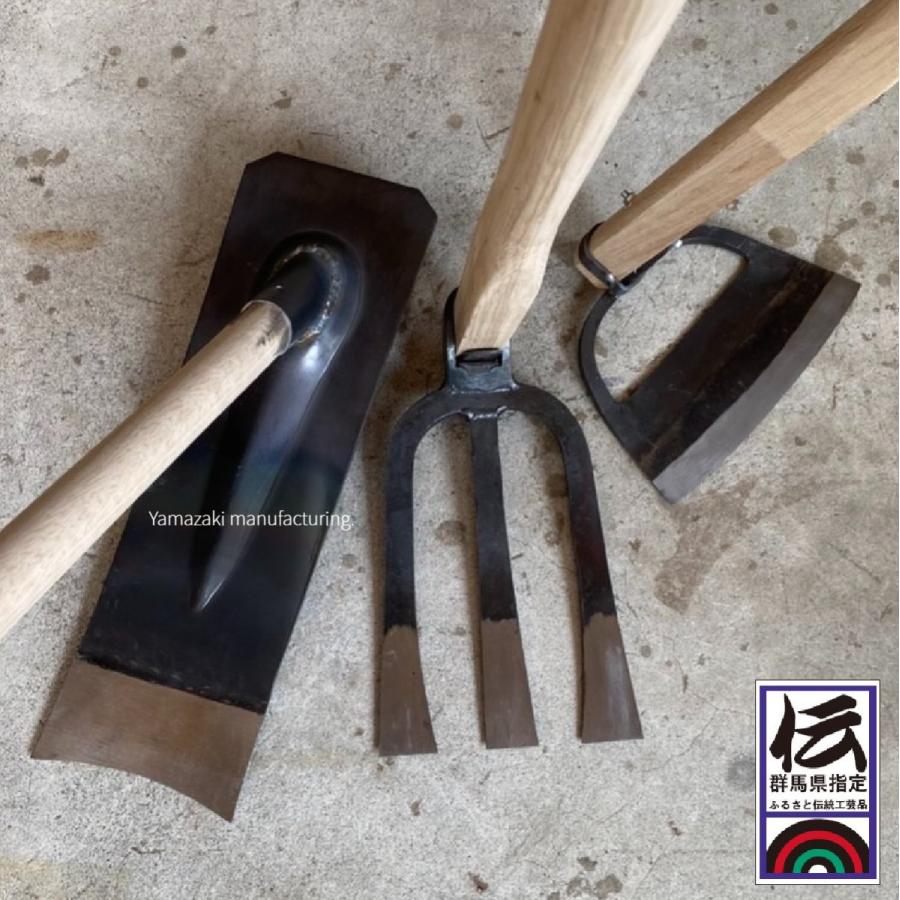 本格農具 基本の3本セット 鉄金鍬 三本備中鍬(刃先 平) 草かき 本格農具 基本の3本セット 鉄金鍬 三本備中鍬(刃先 平) 草かき