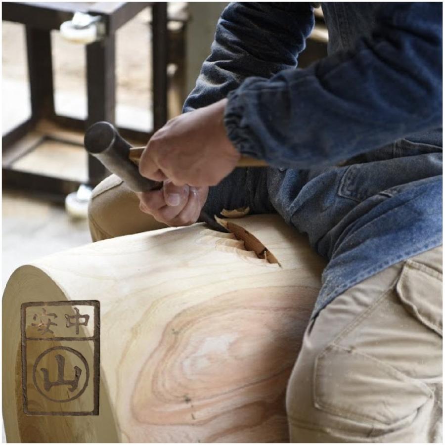 杵 丸型2.5寸 餅つき杵 ・材質 けやき(樫柄付) ・柄長さ90cm ・重さ約