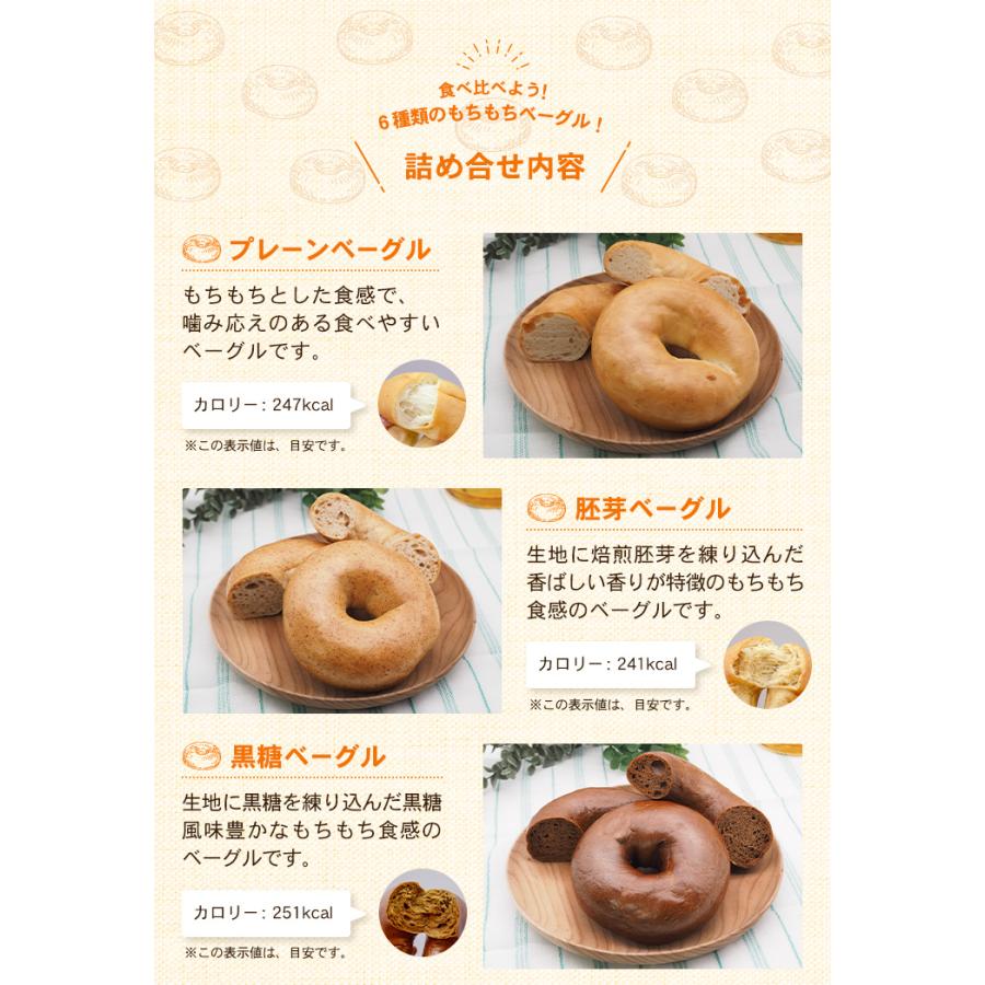 ヤマザキ パン ベーグル 冷凍 6月11日 木曜発送 詰め合わせ 6種類