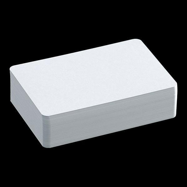 [まとめ売り] 山櫻 単カード 2号 ケント D(厚口) 0.390mm厚 1，000枚 / 挨拶状用 103×154mm 角丸 白 無地 00302003-1000_3