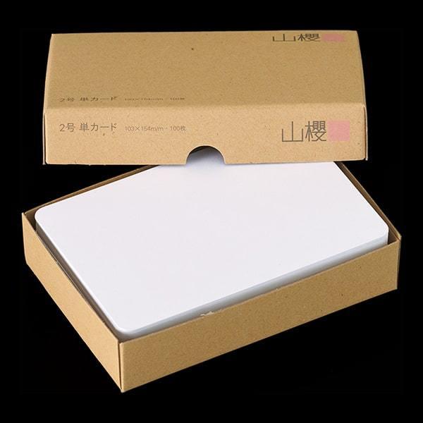 山櫻（YAMAZAKURA） 単カード 2号 ケント S(並口) 0.360mm厚 100枚