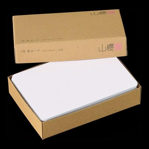山櫻（YAMAZAKURA） 単カード 1号 ケント S(並口) 0.360mm厚 100枚