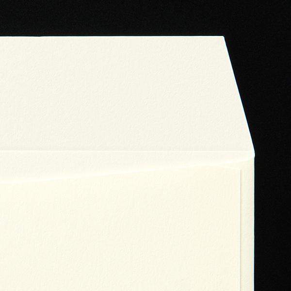 [ケース販売] 山櫻 封筒 長3 スミ貼 ARホワイト 紙厚130g 〒枠ナシ 500枚 / 厚手 A4三折用 アラベール 白 無地 郵便番号枠なし 00513801-0500の画像