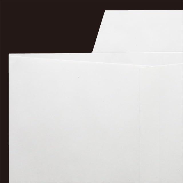 山櫻（YAMAZAKURA） [ケース販売] 封筒 角2 中貼 開封(右1/3) ホワイト