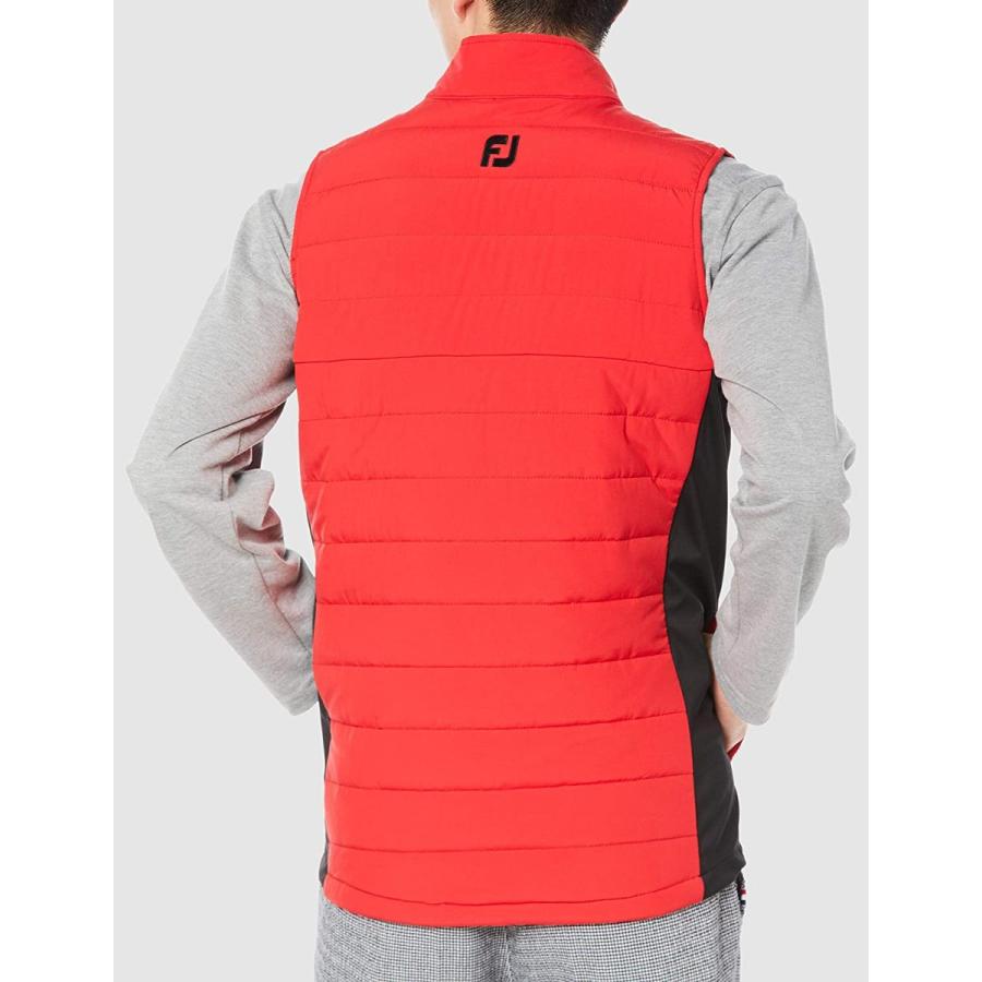爆売り Fj F19 O11 中綿ベスト フットジョイ フルジップパデッドベスト 日本サイズxl相当 Xl 日本 ゼラニウム メンズ メンズ ウエア