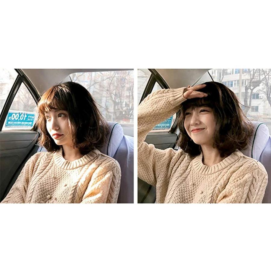 Eileen Hair ウィッグ ボブ ショート フルウィッグ 自然なふわふわ感 カール パーマ ミディアム ウイッグ 巻き髪 小顔効果 ネ Yamazoo 通販 Yahoo ショッピング