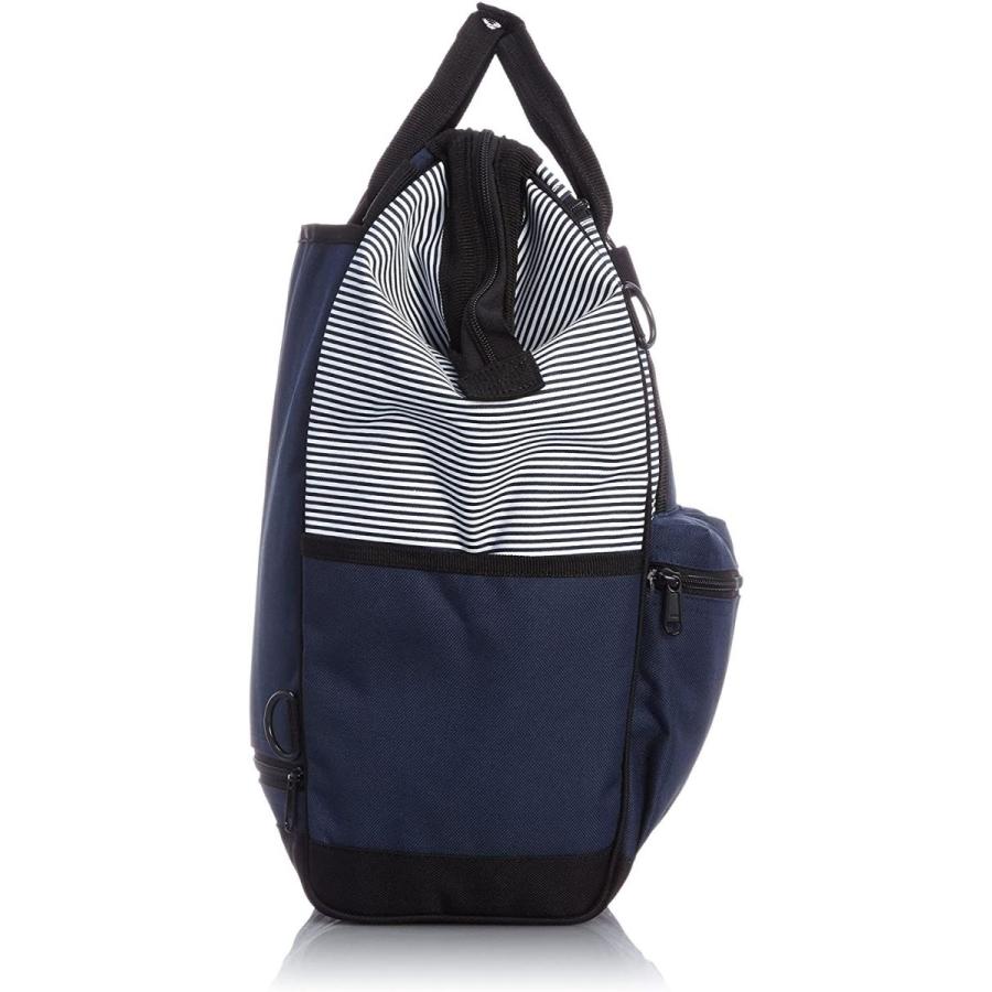 女性に人気 ミシュラン 4wayリュック Size One ストライプ ノートpc収納 B4収納 口金入りがま口バッグ ビジネスバッグ