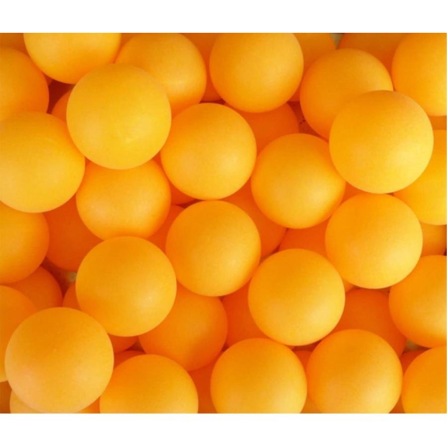 送料0円 卓球ボール ピンポン玉 プラスチックボール 収納袋付き レジャー用 オレンジ ロゴ無し 01 100個 Wantannas Go Id