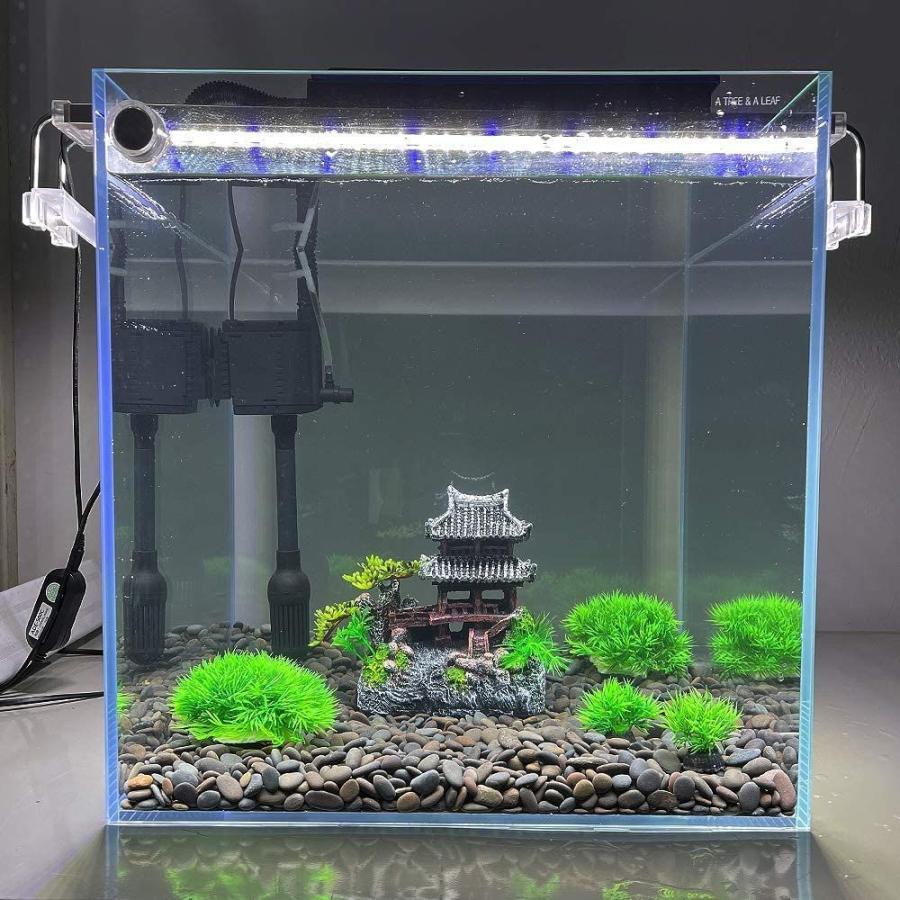 即納特典付き アクアリウム オブジェ 水槽 オーナメント 水槽 アクセサリー 古代の楼閣 観賞魚 熱帯魚 金魚 爬虫類 隠れ家 水族館内装 構築植物 水槽 高い品質 Torefilmes Com Br