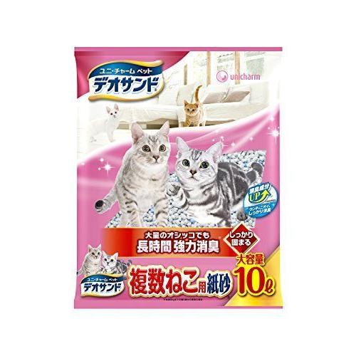 スーパーセール期間限定 デオサンド 複数ねこ用 紙砂 10l 5個 まとめ買い トイレ用品 Smssvg Org