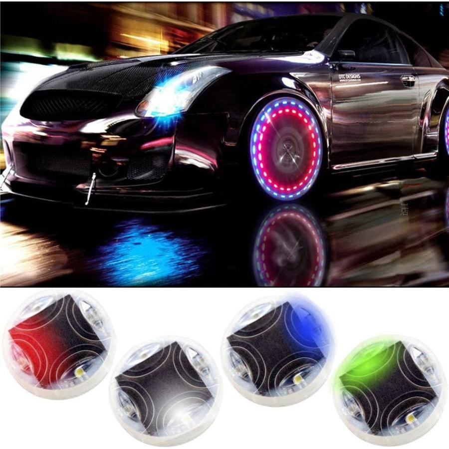Kyouden 車用 ソーラーホイールランプ タイヤホイールライト Ledタイヤガスノズルキャップランプ 15種類点灯パターン 防水 簡単取 Yammy Yammy 通販 Yahoo ショッピング
